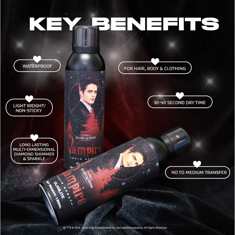 Twilight x Glamlite Vampire Skin Spray – Hydrating Setting Spray