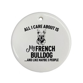 French Bulldog Ornament - French Bulldog Decor,Dog Decor,Frenchie Gifts for Women,French Bulldog Gifts for Dog Lovers,Unique Dog Gifts for French Bulldog Lovers,Bulldog Mom Dog Gift for Women 913-BH