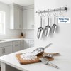 CONEHOY 5 Pcs 3/6/9/12/16 Ounce Stainless Steel Ice Scoop with