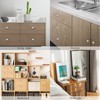 MOROBOR Stainless Steel Drawer Knobs, 4pcs Self-Stick Instant Cabinet Handle