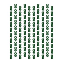 100X Plant Trellis Cane Connector, Climbing Rattan Stent Accessories Plant Connector Stake Clip for Garden Orchard Tomato Cage 11mm (7/16 inch)