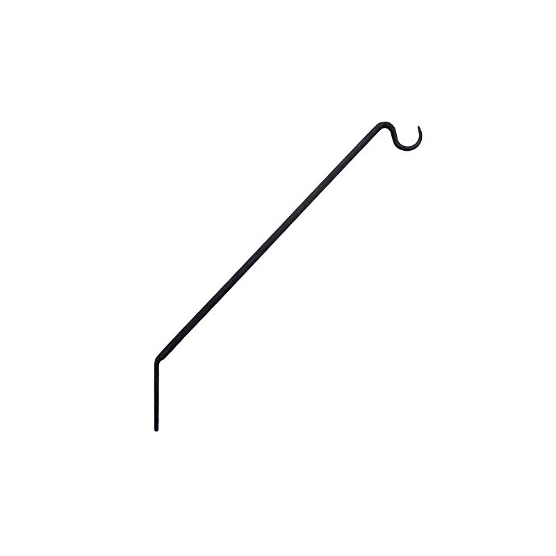 Achla Designs Wall Mount Bracket Shepherd's Pole, Angled (BGP-09)