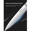 Aiheal Steak Knives, Stainless Steel Steak Knives Set of 8,