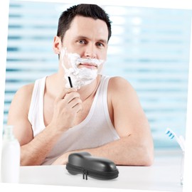 PACKOVE Electric Shaver Storage Bag Shockproof Eva Travel Organizer Case for Beard Razor Smooth Zipper Durable Protection for Mens Electric Razors