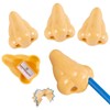 3 Pencil Sharpeners, Nose Shaped Sharpener, Pencil Sharpener for Children,