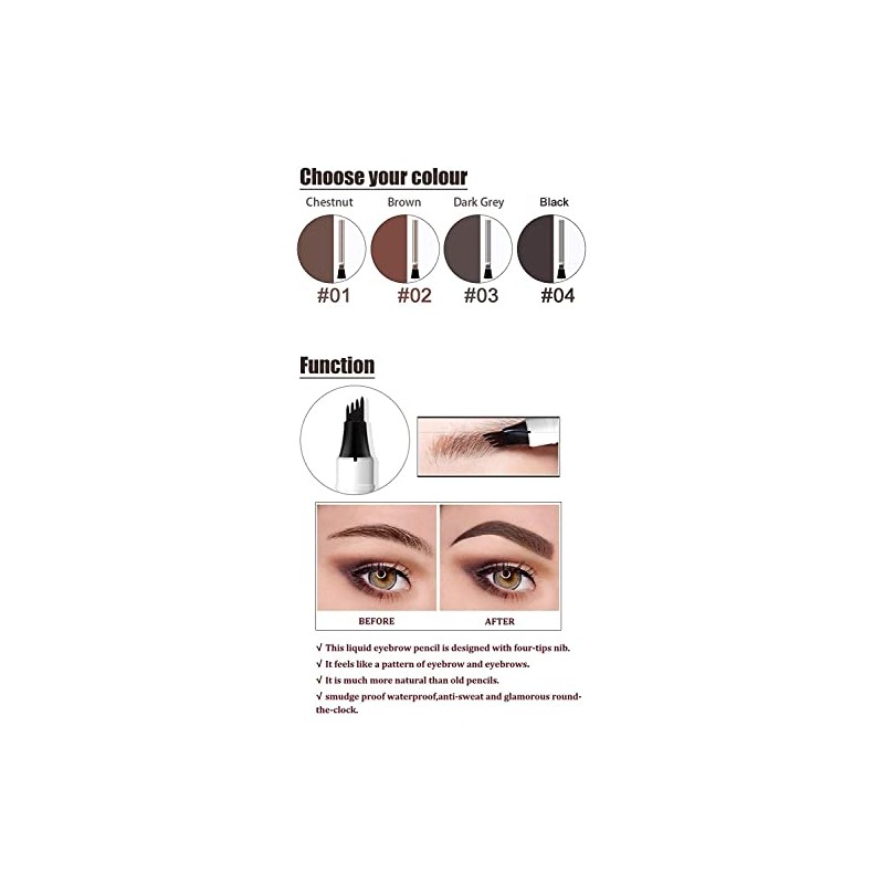 Pen for Music Flower Waterproof (04 - Black)