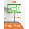 Aimking Basketball Hoop Outdoor with Adjustable 3-9FT Height, Portable Basketball