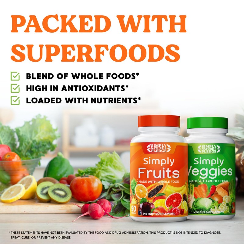 Simply Nature's Pledge - Packed with 42 Different Fruits &