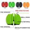 AKOAK 4 Pcs Durable Whetstone Mini Cute Shape Knife Sharpener