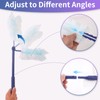 KEUYE Replacement Handles Compatible with Swiffer Duster Refill, Extended Handle,