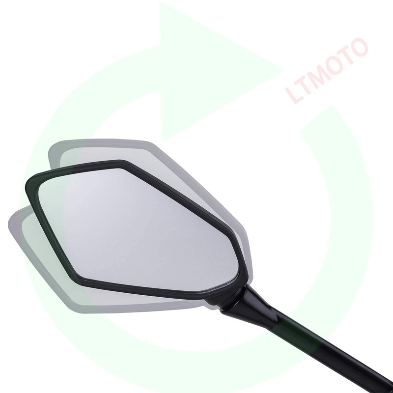 FOVPLUE Long Rear View Mirrors,Motorcycle Left and Right Mirrors Adjustment