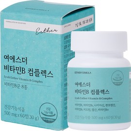 Esther Formula Yeo Esther Vitamin B Complex 30g, 1 unit, 60 tablets / 에스더포뮬러 여에스더 비타민B 컴플렉스 30g, 1개, 60정