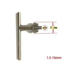 1.5 mm-16 mm Universal T Drill Chuck Key Shaped Drill Press Key Chuck Key Replacement Key Impact Wrench Drill Tools Wrench