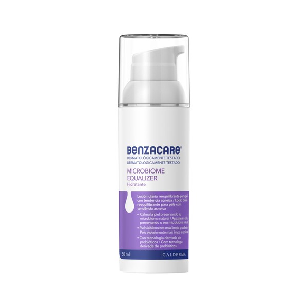 BENZACARE Microbioma Equalizer Moisturising Facial Lotion Balancing for Acne Prone