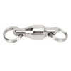 50pcs Ball Bearing Swivels Connector High Strength Stainless Steel Solid
