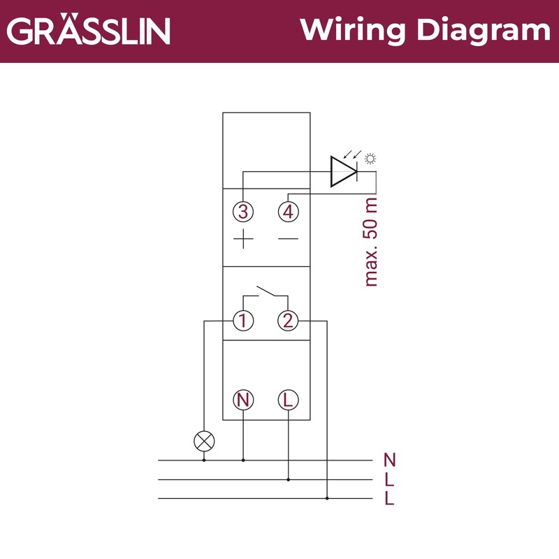 GRÄSSLIN 18.18.0013.1 Turnus 501 A - Analogue Twilight Switch with