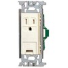 Panasonic WN1131H Embedded Ground Outlet with Ground Terminal Gray