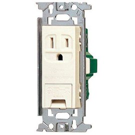 Panasonic WN1131H Embedded Ground Outlet with Ground Terminal Gray