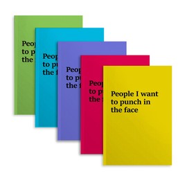 GHUSDFM 5 PCS Notebook Journal, Notebooks for Work, Note Taking Writing Funny Office Accessories Gag Gifts for Boss Coworker Teacher Leader Retirement Graduation Friendship 5.7 x 8.3 Inches 40 Sheets