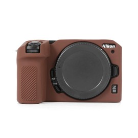 Rieibi Z30 Case, Soft Silicone Protective Cover for Nikon Digital Camera, Lightweight Grip Body Skin - Coffee