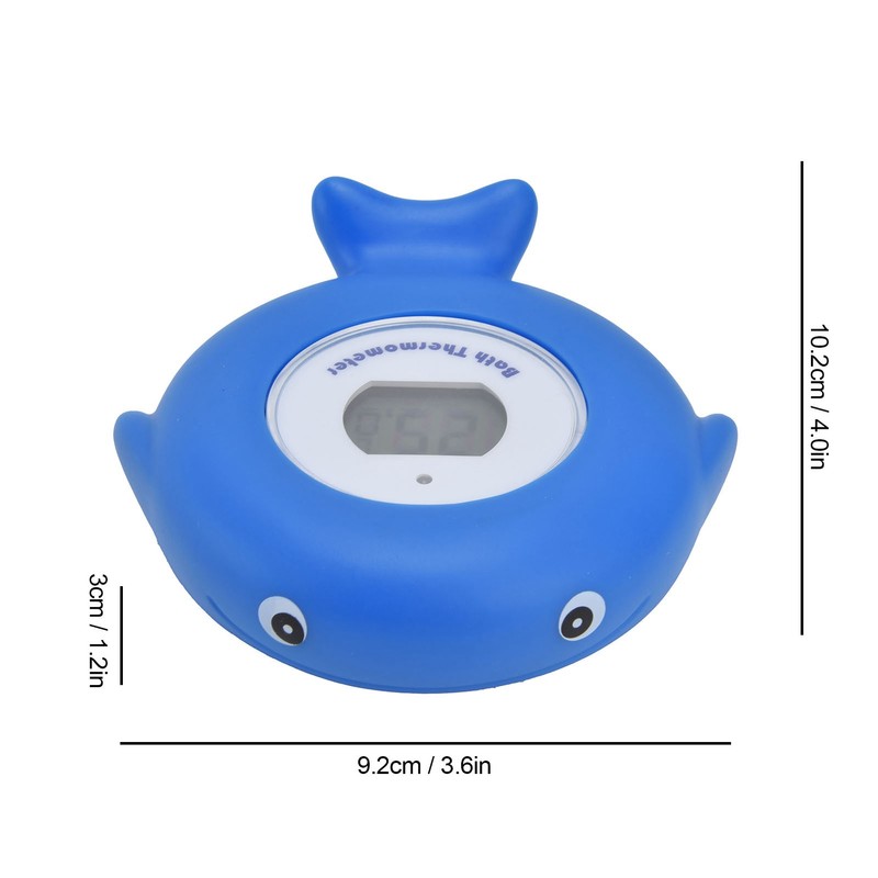 Baby Bath Electronic Thermometer Cute Fish Shaped LCD Shower Temperature