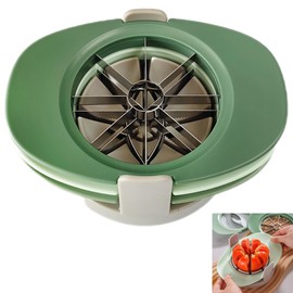 Smaoqingji Fruit Slicer, Apple Slicer, Dough Cutter, Mango Cutter, Set of 4 Fruit Cutters for Cutting and Coring Various Fruits, Easy to Disassemble, Easy to Clean