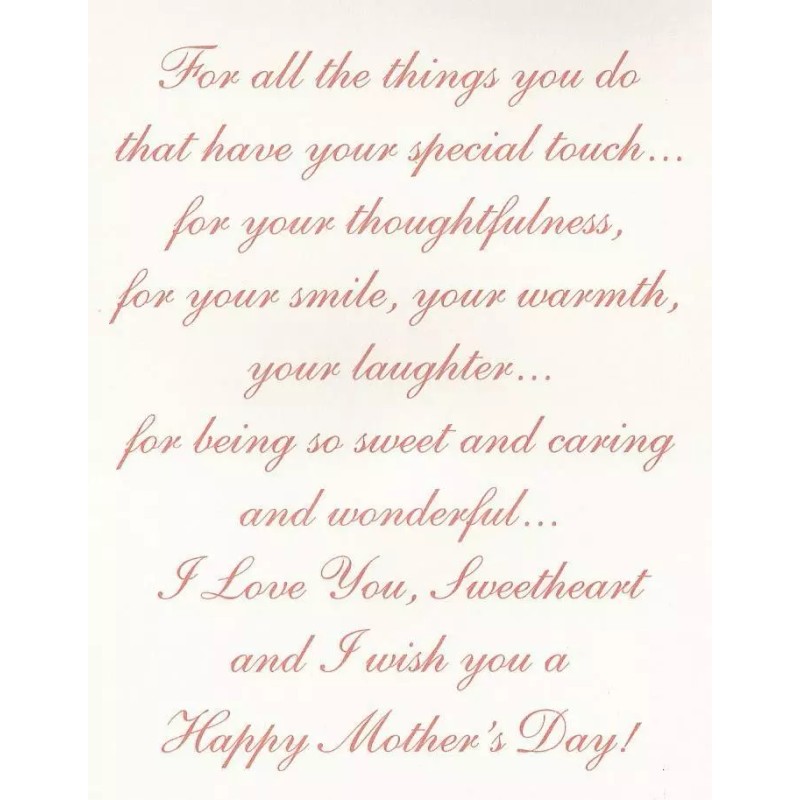 Magic Moments Sweetheart, Happy Mother's Day (M)