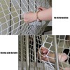 KACQIYT White Safety Net Cat Net Protective Net Children's Bunk