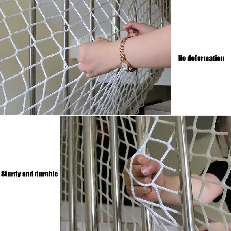 KACQIYT White Safety Net Cat Net Protective Net Children's Bunk
