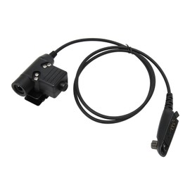 Radio Walkie Talkie Adapter Cable Push to Talk U94 PTT Headset Connector for Motorola GP140 GP320 GP328 GP338 GP340