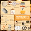 Acessorz Sourdough Bread Baking Supplies,Sourdough Starter Kit,2 Cotton Rope Banneton