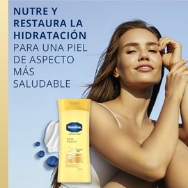 Vaseline - Crema Corporal, Hidrata y Nutre La Piel Seca, 100 ml, Deep Restore                                                                         