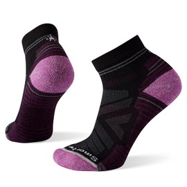 Smartwool Women's Hike Light Cushion Ankle Socks, Black, Medium