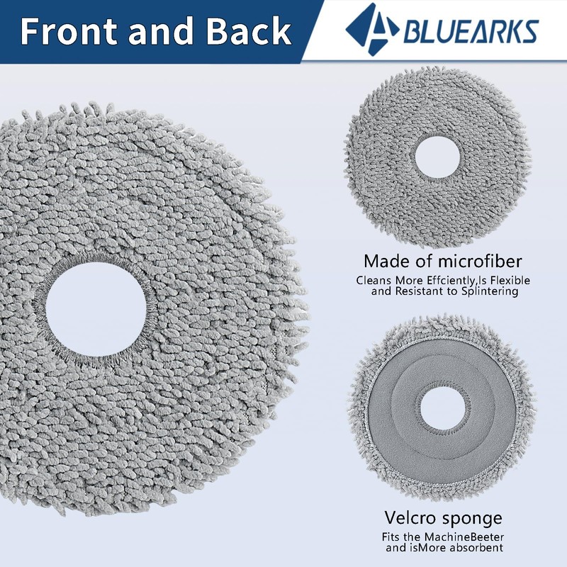 Bluearks 26Pcs Accessories Kit,Compatible with Roborock Qrevo Master/Qrevo Slim Robot
