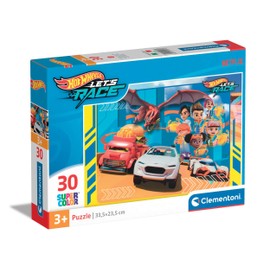 Clementoni 20284 Hot Wheels Hotwheels 30-Piece Puzzle for Children, Made in Italy, Multicoloured