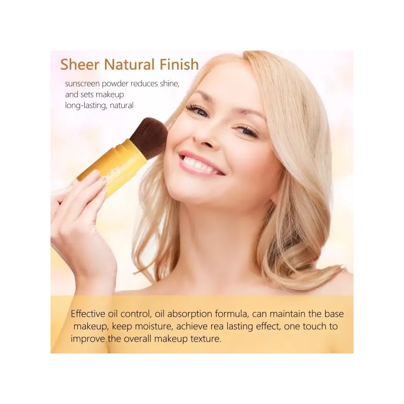 Mineral 미네랄 자외선 차단제 세팅 파우더 얼굴 및 두피용 SPF