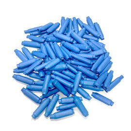 Low Votage B Connectors with Filled Wet for Telephone Alarm Wire Crimp Bean Splice, Blue,100pcs