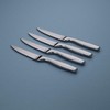 Gourmet Settings Steak Set of 4, Stainless Steel Serrated Knives