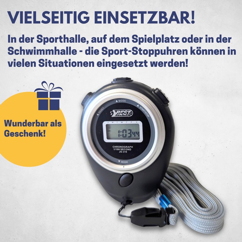 Best Sport Kid's Stopwatch - Black