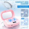 Portable Contact Lens Cleaner with Blue Light,LXIANGN Rechargeable Contact Lens