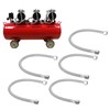 5pcs Air Compressor Element Hose Brake Silent Oil Free Line
