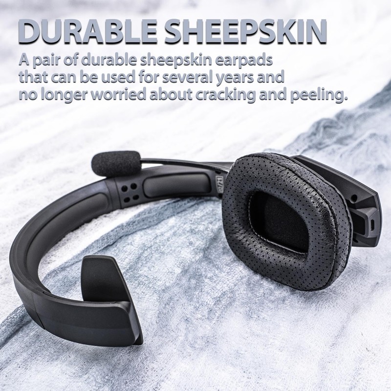B450-XT B550-XT Replacement Ear Pads Sheepskin Leather Ear Cushion Compatible