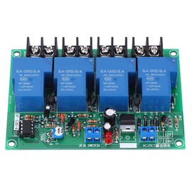Power Time Sequence Board Adjustable Sequential Controller Module 30A 0.5-4s 4 Channel CW CCW