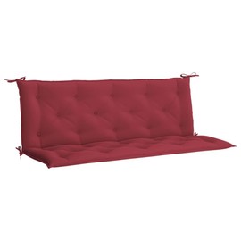 Outdoor Garden Swing/Bench Cushion and Indoor Home Fabric Bench Cushion for Garden Lawn Pool Backyard Outdoor Sofa Cushion Set,59.1"（Wine Red）