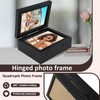 4 Pcs Hinged Photo Frames 4x6 inch, Folding Picture Frame