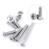 100Pcs/Bag M3 Machine Screws,9Types M3 Flat Head Stainless Steel SS304