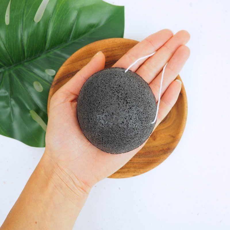 Konjac Charcoal Facial Sponge