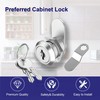 Jayseon 3 Pack Cabinet Locks with Keys, Mailbox Lock Cam