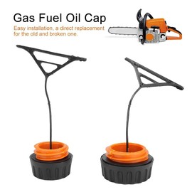 Stihl Chainsaw 038 Spare Parts，Gas Fuel lid Oil lidChainsaw Replacement Parts for Stihl 020 021 023 024 025 026 028 034 038