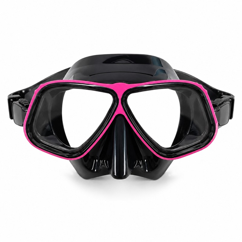 Two-Window Snorkel Diving Mask for Adults – Wide View Anti-Fog